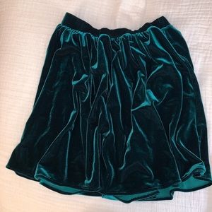 Velvet circle skirt - S/M